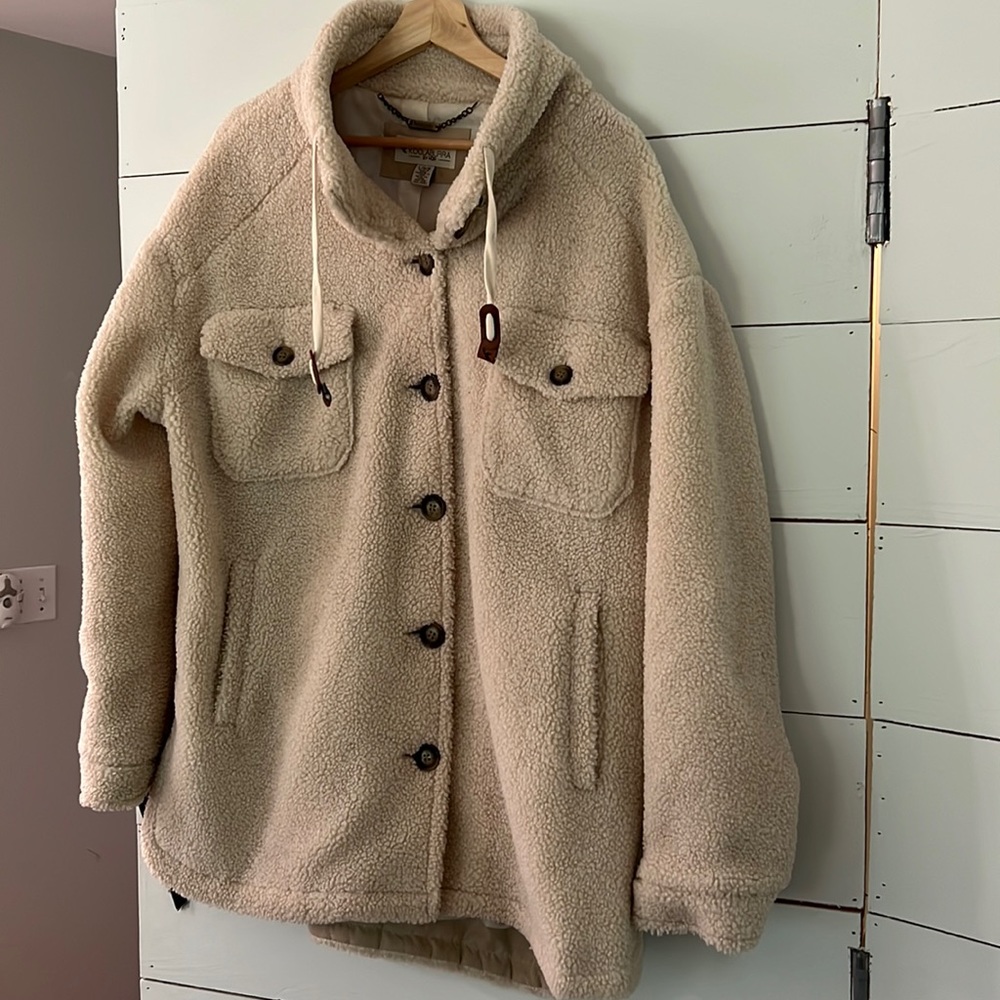 Koolaburra by Ugg size Large  - Fleece Jacket Cream